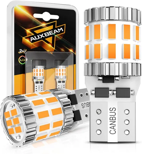 Miniatura 11 de Auxbeam Bombillas LED 194 mejoradas azules, 400% más brillantes, extremadamente brillantes, sin errores Canbus, bombillas LED 168 2825 T10 W5W