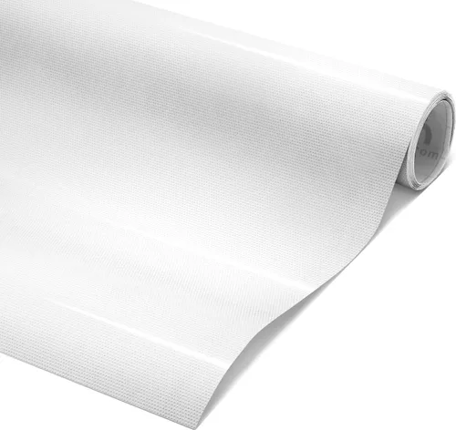 VViViD DECO65 - Rollo de vinilo adhesivo permanente blanco perforado de 12 pulgadas x 4 pies para Cricut, Silhouette y Cameo, incluyendo hoja de