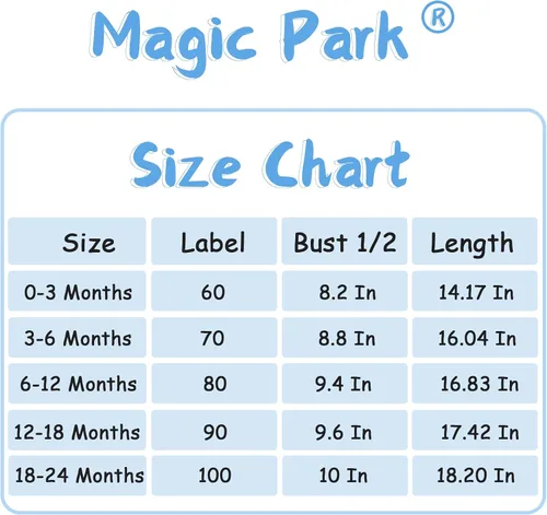 Miniatura 6 de Magic Park Mameluco de una pieza para niña bebé, manga con volantes, overol para niña pequeña