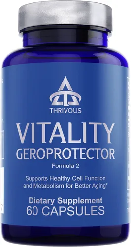 Miniatura 6 de Thrivous Geroprotector Stack - Mejora la función de cuerpo completo para un mejor envejecimiento - Suplemento geroprotector avanzado - Incluye