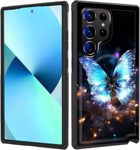 Miniatura 111 de Funda magnética para Galaxy A16 5G, [compatible con MagSafe] [protección contra caídas de grado militar] Funda resistente a prueba de golpes