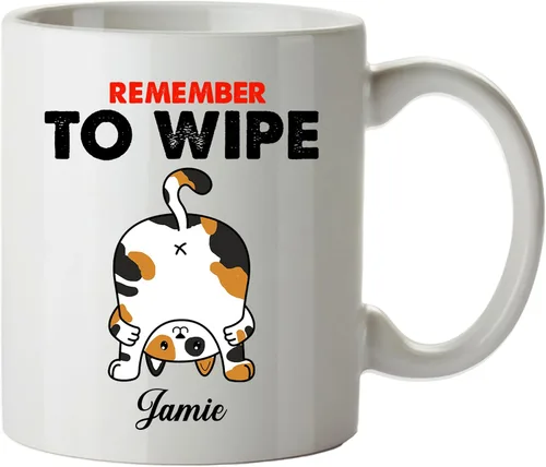 Miniatura 16 de Regalos de gatos para los amantes de los gatos, taza de gato personalizada, taza de gato de Feliz Navidad, ideas de regalos para dueños de gatos