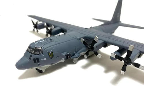 Miniatura 7 de Lockheed AC-130U 1/200 Modelo de avión fundido a troquel