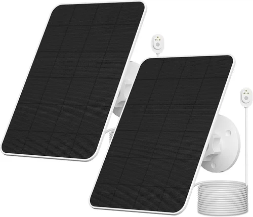 Miniatura 8 de Cargador de panel solar compatible con Arlo Pro 3/Pro 4/Pro 5S/Pro 3 Floodlight/Ultra/Ultra2, carga de paneles solares de 5 V 4 W, IP66 resistente a