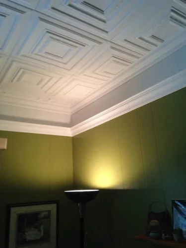 Miniatura 2 de À LA MAISON CEILINGS R31 Chestnut Grove - Azulejos de techo de espuma (21.6 pies cuadrados/caja), paquete de 8, color blanco liso