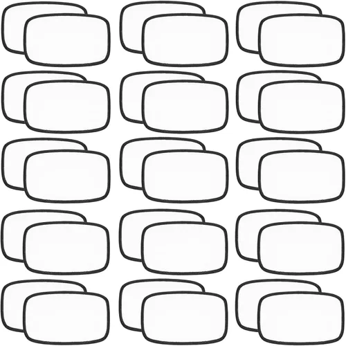 Miniatura 8 de 60 parches de sublimación, parches en blanco para planchar para manualidades, sombreros, gorras, mochilas, uniformes 3 formas