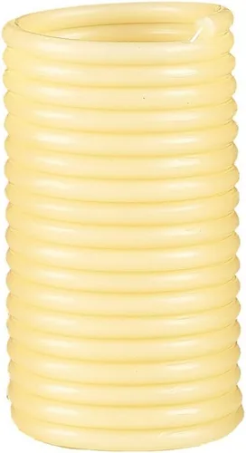Miniatura 10 de Candle by the Hour Recambio de vela de citronela de 80 horas, cera de abeja natural ecológica con mecha de algodón, amarillo