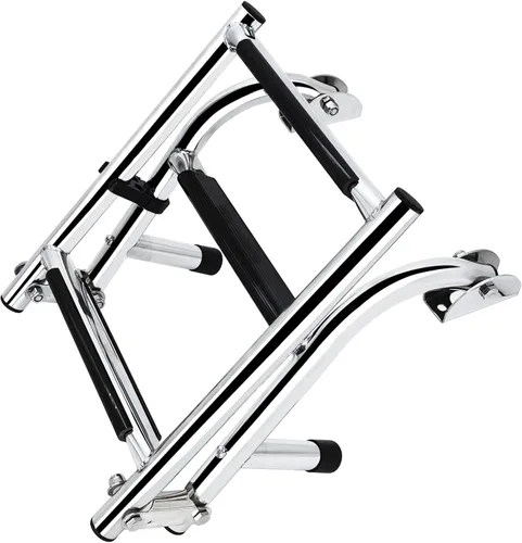 Miniatura 8 de Escalera plegable de acero inoxidable para barco, escalera de natación portátil, escalera telescópica para yates marinos y más (7101SN25)