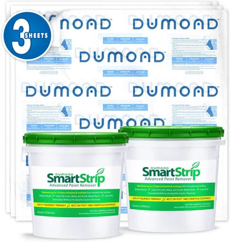 Paquete de descuento avanzado Smart Strip, incluye: removedor de pintura avanzado Smart Strip (2 cuartos de galón), papel laminado (3 hojas),
