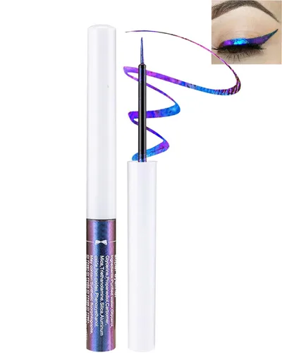 Miniatura 11 de Chameleon Glitter Eyeliner Liquid - 1 bolígrafo de maquillaje metálico verde de alta pigmentación para sombra de ojos, delineador de ojos multicromo
