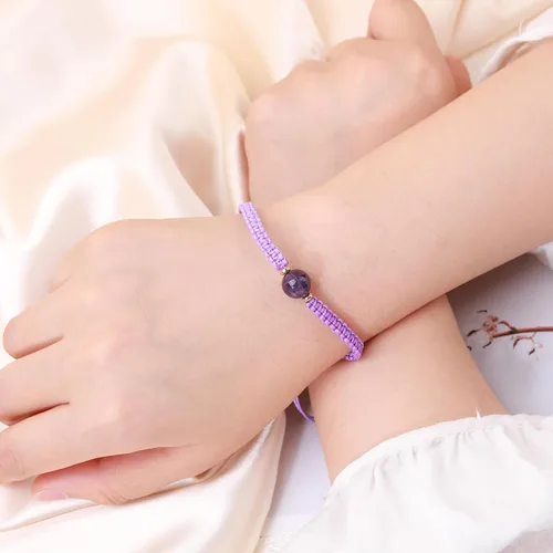 Miniatura 5 de Zodiac Bracelet 12 Constellation Sign Bracelet for Women Natural Crystal Healing Bracelet Birthstone Bracelet Jewelry Birthday Gift for Lovers