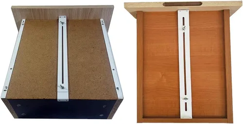 Miniatura 5 de FRMSAET Kit de reparación de cajones, se utiliza para reforzar y reparar cajones de madera/MDF/aglomerado, refuerzo de gabinete, accesorios