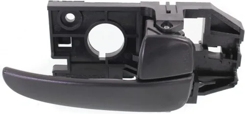 Miniatura 6 de Para Hyundai Elantra 2001-2006 Manija de puerta interior Trasera, lado del conductor Negro Con botón de bloqueo de puerta Recorte