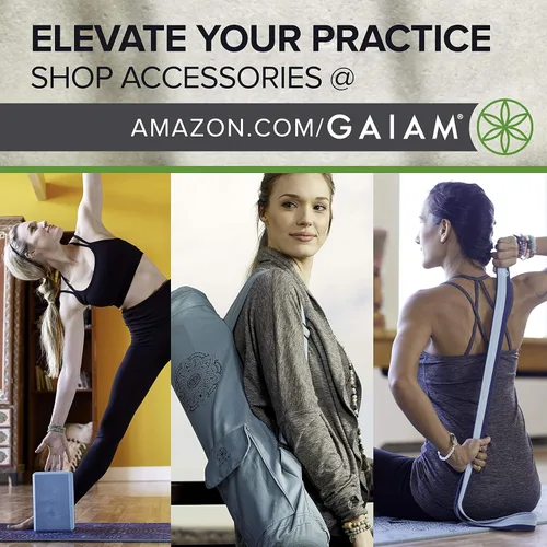 Miniatura 5 de Gaiam - Alfombrilla de yoga, 6 mm, extra gruesa, antideslizante, de primera calidad, para todo tipo de yoga, pilates y ejercicios en el suelo