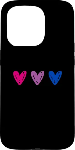 Miniatura 14 de Funda para iPhone 12/12 Pro Bisexual Pride Hearts Bi Pride Flag