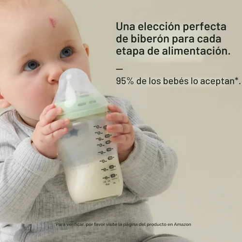 Miniatura 7 de Tommee Tippee Natural Start Glass - Juego de iniciación para recién nacido, biberones anticólicos de 5.1 fl oz y 8.5 fl oz, tetinas de flujo lento