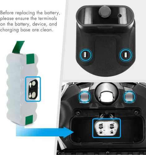 Miniatura 5 de Batería de repuesto Tenergy para iRobot 500
