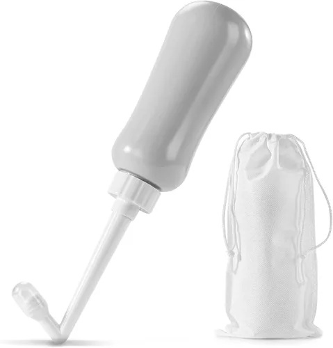 Miniatura 7 de Bidé Portátil de Viaje de Gran Capacidad 450ml (15oz) Personal de Mano Azul