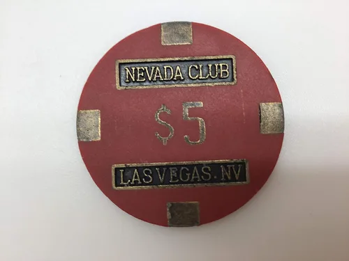 Miniatura 3 de Nevada Club Fichas de póquer - (100) $5 Núcleo de latón 0.53 oz