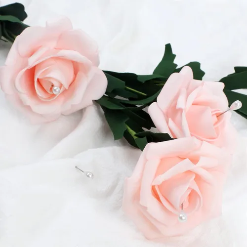 Miniatura 3 de Alfileres de ramillete de 220p, alfileres de boutonniere, alfileres de perlas blancas, alfileres de ramo de boda para joyas, manualidades de flores