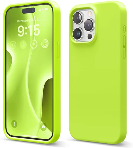 Miniatura 22 de elago Funda compatible con iPhone 15 Pro Max, de silicona líquida, funda protectora de cuerpo completo, a prueba de golpes, funda delgada