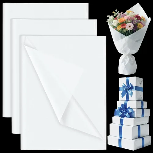 Miniatura 22 de PLULON 60 hojas de papel de seda rosa de San Valentín a granel, para bolsas de regalo, hojas de papel de seda para el hogar, cocina, manualidades