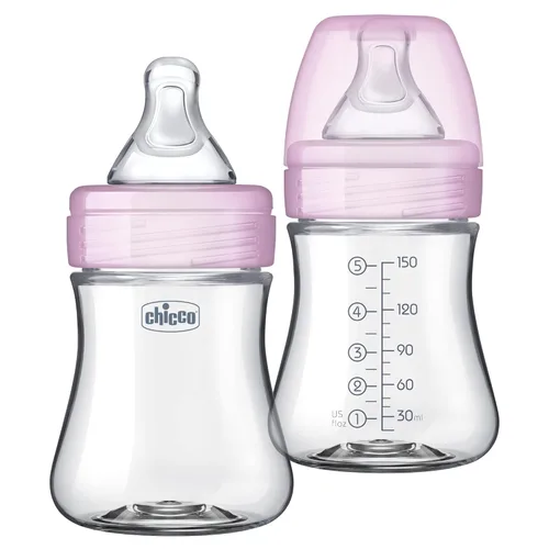 Miniatura 12 de Chicco Duo Set de regalo para bebé recién nacido con biberón híbrido con vidrio Invinci en el interior y plástico en el exterior Seguro para Gris