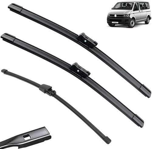 Miniatura 9 de Escobillas de limpiaparabrisas compatibles con VW T5 Transporter Caravelle Multivan California Kombi Shuttle - Escobillas para parabrisas delantero
