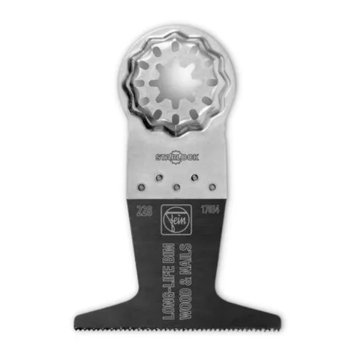 Miniatura 24 de Fein Starlock Plus 63502161260 - Hoja de sierra de larga duración con corte E, corte de precisión para madera, paneles de yeso y plásticos