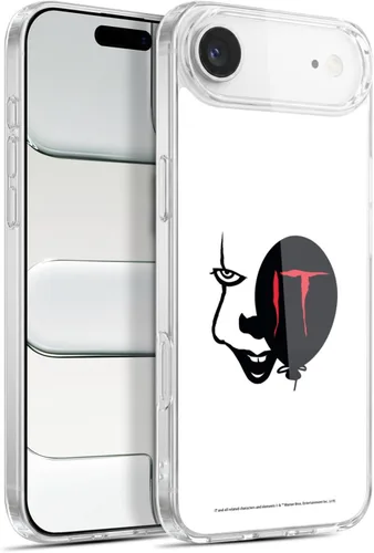 Miniatura 90 de Head Case Designs Funda de gel suave con licencia oficial de la película de TI Pennywise 2 Graphics compatible con Apple iPhone 15 Pro