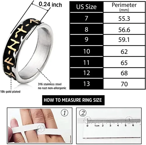 Miniatura 4 de BAVIPOWER Colgante de cabeza de lobo vikingo, cadena de quilla de acero inoxidable, collar nórdico, potente joyería pagana para hombres y mujeres