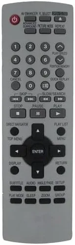 Mando a distancia para Panasonic N2QAJA000001 N2QAYA000014 N2QAJB000092 DVD-F65U DVD-F85 DVD-F85P DVD-F87 DVD-F87S DVD-F65UP DVD-F84 DVD-F84S