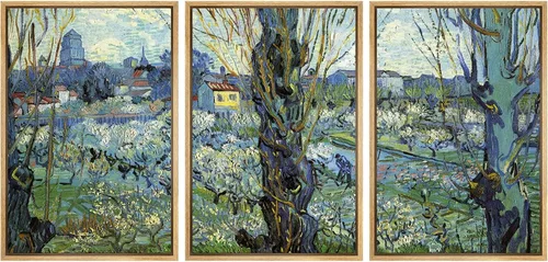 Miniatura 41 de Lienzo decorativo para pared - cuadro con estampado Giclée para decoración del hogar Noche estrellada sobre el Ródano