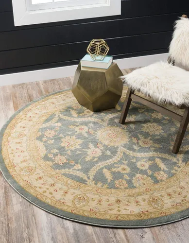 Miniatura 11 de Unique Loom Edinburgh Collection - Alfombra clásica oriental tradicional francesa con diseño floral inspirado en el campo
