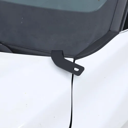 Miniatura 3 de Kit de soporte de montaje de luz LED para capó de automóvil compatible con Toyota Tundra 2022-2026, bisagras de capó de zanja, soporte de luz