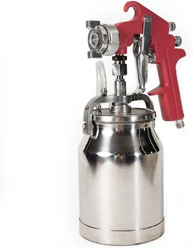 Thunder Hardware 4001J - Pistola rociadora de alimentación por sifón de 34 onzas, boquilla de 0.06 pulgadas para una variedad de pinturas de baja
