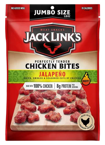 Miniatura 4 de Jack Link's - Carne vacuna seca, sabor original, 5.85 onzas. Jack Link's - Bolsa tamaño para compartir, aperitivo de carne sabroso, 11 g