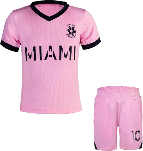 Miniatura 54 de Cnins Camisetas de entrenamiento de fútbol para niños de 2 a 14 años, trajes de práctica para niños y niñas con colores del equipo nacional