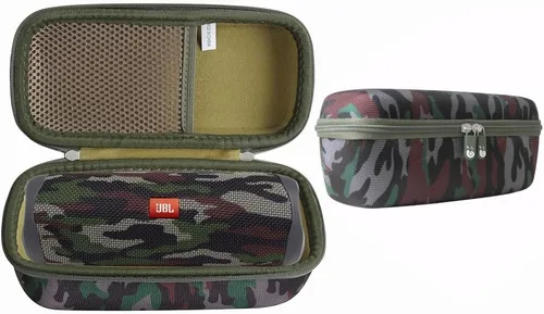 Miniatura 7 de Hermitshell Funda rígida de viaje compatible con JBL FLIP 5 / JBL FLIP 6 / JBL Flip 7 Altavoz Bluetooth portátil impermeable (negro)
