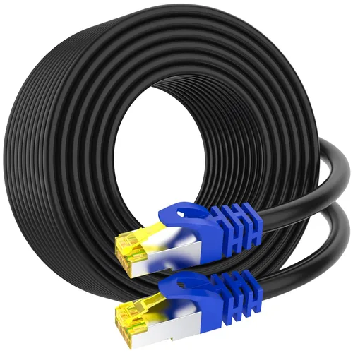 Cable Ethernet Cat 8 de 5 pies, 10 pies, 15 pies, 25 pies, 30 pies, 50 pies, 100 pies, cable de Internet de red de alta velocidad, 26 AWG 40 Gbps