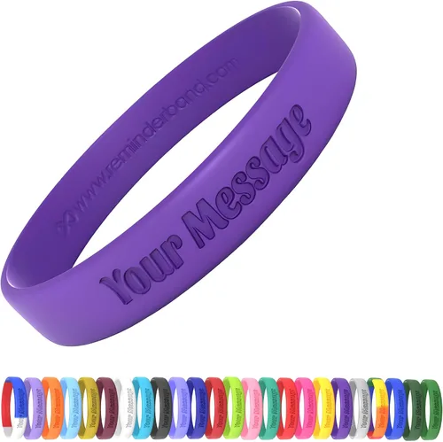 Miniatura 26 de Pulseras de silicona personalizadas de Reminderband, pulseras de silicona personalizadas, pulseras personalizables, pulseras personalizadas de goma
