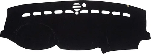 AUQDD Funda de Cubierta de Tablero Compatible con 2011-2015 2015-2021 Je-ep Grand Cherokee, Alfombra de Tablero de Franela Negra, Anti-Resplandor,