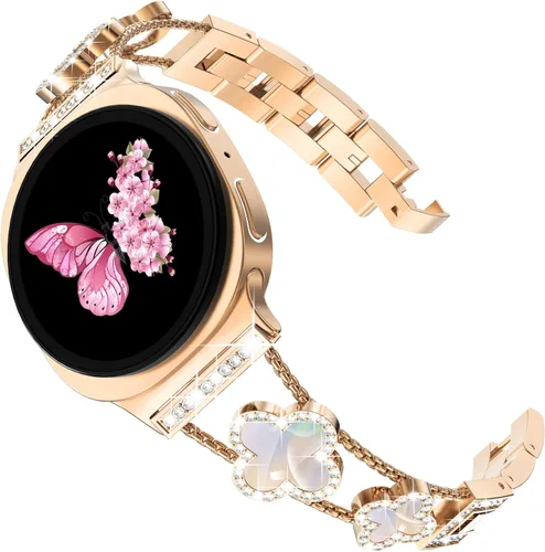 Miniatura 11 de KADES Compatible with Samsung Galaxy Watch 8/8 Classic / 7/6 / 5/4 Band, 40mm 44mm 45mm 47mm, Luxury Diamond Bracelet Chain Band for Women, Bling