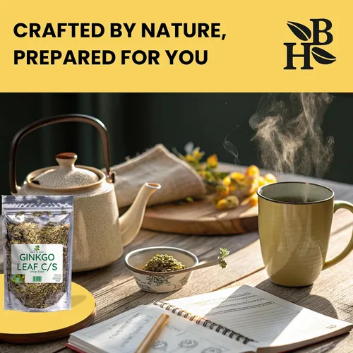 Miniatura 7 de Herb To Body Hoja de ginkgo cortada y tamizada: 4 onzas, hojas de té de ginkgo biloba silvestre, hojas de ginko biloba para infusiones y extractos