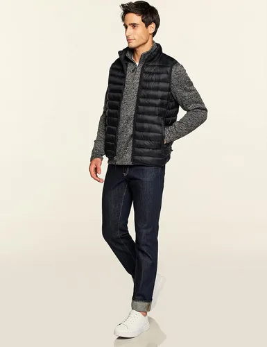 Miniatura 6 de TSLA Chaleco acolchado ligero y plegable para hombre chalecos impermeables para invierno al aire libre