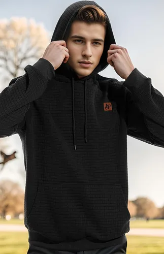 Miniatura 6 de Keasmto Sudaderas con capucha para hombre con estampado de teñido anudado, manga larga, sudaderas casuales con bolsillo