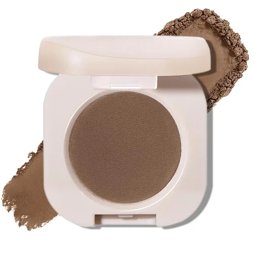 Miniatura 25 de Sombra de ojos mate individual, Sombra de ojos blanco hueso, Polvo ligero ultrafino, Sombra de ojos con base de imprimación iluminadora, Alto