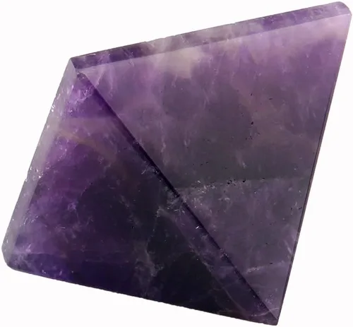 Miniatura 5 de Amatista - Pirámide natural tallada con chakras, piedra de reiki, piedra de reiki, decoración del hogar, regalo de decoración, manualidades
