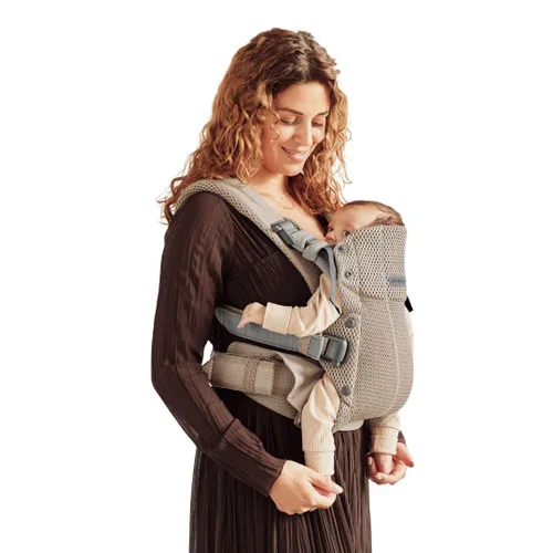Miniatura 20 de BabyBjörn Portabebés Harmony, Antracita, Malla 3D Portabebés ergonómico 3-en-1; Posiciones soportadas para recién nacido, boca dentro, boca fuera