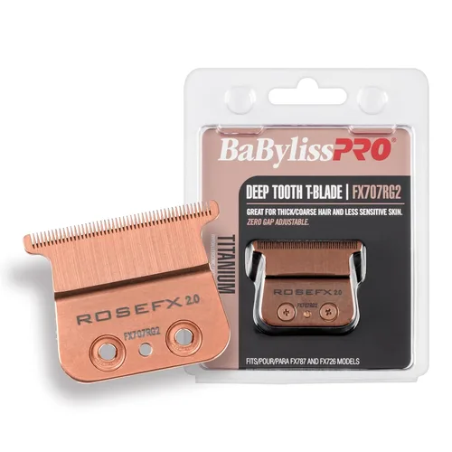 Miniatura 10 de BaBylissPRO Replacement Blades, Deep-Tooth T-Blades for Outlining Hair Trimmers